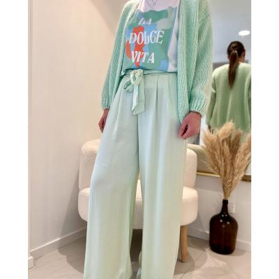Pantalon Palazzo Aqua