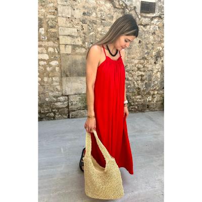 Sac raphia Bianca