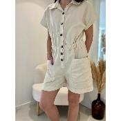 Combinaison short Adalgisa beige