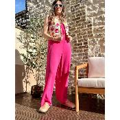 Combinaison pantalon Alberta fuchsia